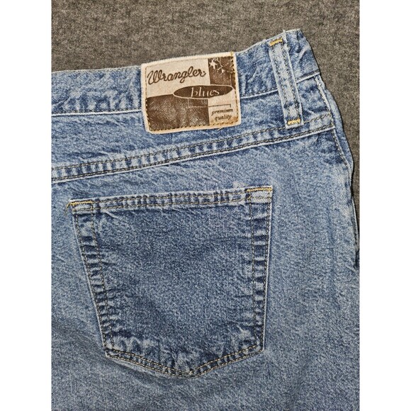 Vintage Wrangler Blues Jeans Women's 16x32 Tapered Blue USA Western Cowgirl - Picture 10 of 10
